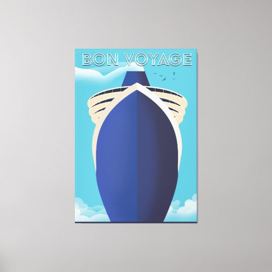 Pret met reizen canvas afdruk (Voorkant)