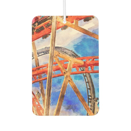 pret met roller coaster-tas luchtverfrisser (Voorkant)