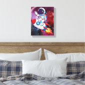 Pret-ruimte-avontuur muurkunst canvas afdruk (Insitu (Slaapkamer))