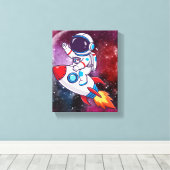 Pret-ruimte-avontuur muurkunst canvas afdruk (Insitu (Houten vloer))