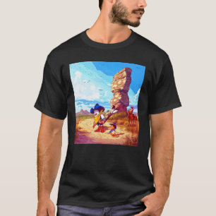Pret scherpsstaart Vliegenvanger en Rusty de Ratel T-shirt