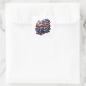 Pret Silver AMERIKA EERST Label Ontwerp (Tas)
