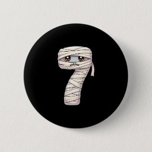 Pret Six Seven 6 7 Meme Design Koppels Halloween M Ronde Button 5,7 Cm