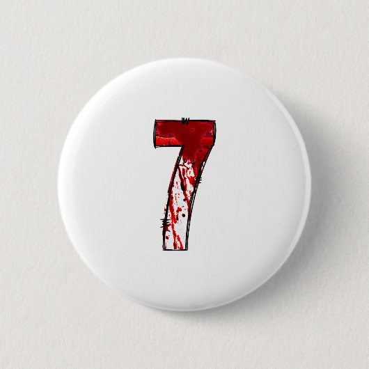 Pret Six Seven 6 7 Meme Ontwerp Koppels Halloween Ronde Button 5,7 Cm (Voorkant)