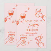 Pret & Stijlvolle Uitnodiging voor Afscheid als Me (Voorkant / Achterkant)