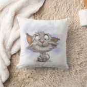 Pret tabby poesje cartoon kussen (Deken)