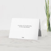 Pret, verjaardagsgroet voor een vriend, witte kaart (Achterkant)