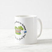 Pretbeker voor leuk schoolbusritje koffiemok (Voorkant rechts)