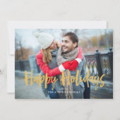 Pretbogen vrolijke feestdagen foto feestdagenkaart (Voorkant)