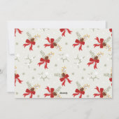 Pretbogen vrolijke feestdagen foto feestdagenkaart (Achterkant)