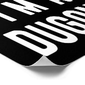 Pretend I Am A Dugong Costume Manatee Sea Animal H Poster (Hoek)