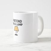Pretend I’m A Lamp Illustrated Coffee Mug Grote Koffiekop (Voorkant rechts)