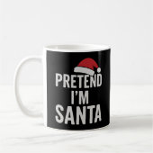 Pretend I’m Santa - Funny Christmas Humor Koffiemok (Links)