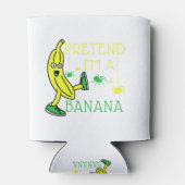 Pretend Im A Banana Funny Halloween costuum Blikjeskoeler (Achterkant)