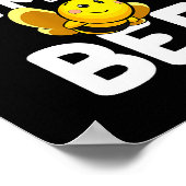 Pretend I'm A Bee Funny Lazy Easy Halloween Costum Poster (Hoek)