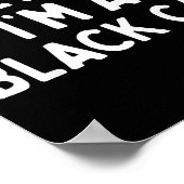 Pretend I'm A Black Cat Easy Lazy Halloween Costum Poster (Hoek)