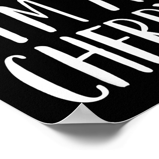 Pretend I'm A Cherry Family Women Men Kids Hallowe Poster (Hoek)