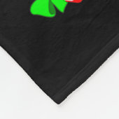 Pretend I'm A Christmas Tree Funny Christmas Costu Fleece Deken (Hoek)