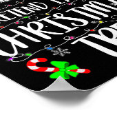 Pretend I'm A Christmas Tree Funny Christmas Costu Poster (Hoek)