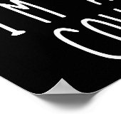 Pretend I'm A Cow Costume Halloween Funny Lazy Adu Poster (Hoek)