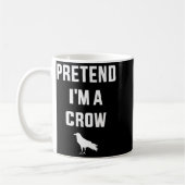 Pretend I'm A Crow Funny Lazy Easy Diy Halloween C Koffiemok (Links)