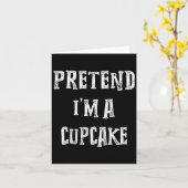 Pretend I'm A Cupcake Halloween Costume Couples Ma Kaart (Gele Bloem)