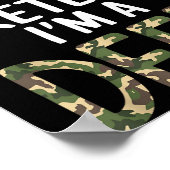 Pretend I'm A Deer Lazy Mens Womens Funny Hallowee Poster (Hoek)