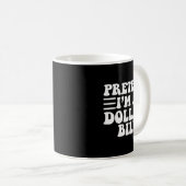 Pretend I'm A Dollar Bill - Unique Funny Halloween Koffiemok (Voorkant rechts)