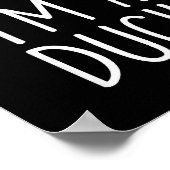 Pretend I'm A Duck Halloween Couples Costume Group Poster (Hoek)