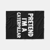 Pretend I'm A Funny Halloween Costume Humor  Fleece Deken (Voorkant (Horizontaal))