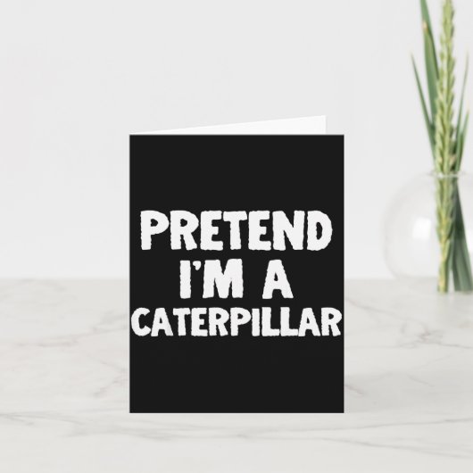 Pretend I'm A Funny Halloween Costume Humor  Kaart (Voorkant)