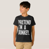 Pretend I'm A Funny Halloween Party Costume  T-shirt (Voorkant volledig)