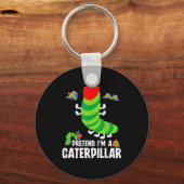 Pretend I'm A Funny Lazy Halloween Costume Sleutelhanger (Voorkant)