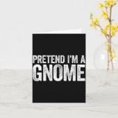 Pretend I'm A Gnome Shirt Adult Men Women Kids Gno Kaart (Gele Bloem)