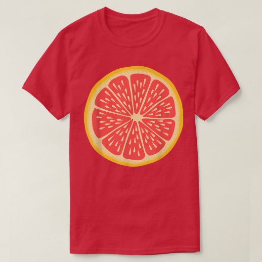 PRETEND I'M A GRAPEFRUIT HALLOWEEN COSTUME RUBY  T-SHIRT (Design voorkant)