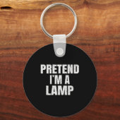 Pretend I'm A Lamp Family Group Lazy Easy Hallowee Sleutelhanger (Voorkant)