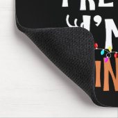 Pretend I'm A Reindeer Lazy Mens Womens Christmas  Muismat (Hoek)