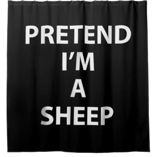 Pretend im halloween funny party gift douchegordijn