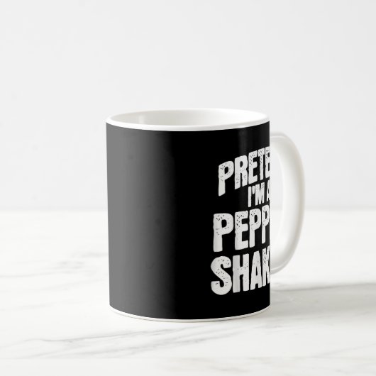 Pretend I'm Pepper Shaker Funny Matching Halloween Koffiemok (Voorkant rechts)