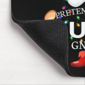 Pretend I'm The Queen Gnome Christmas Matching  Muismat (Hoek)