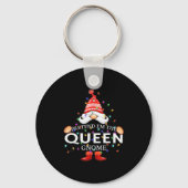 Pretend I'm The Queen Gnome Christmas Matching Sleutelhanger (Voorkant)