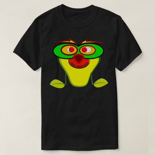 PRETEND Ix27AM EN OWL AVOCADO 4 T-shirt (Design voorkant)