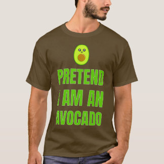 Pretendeer ik ben een avocado 1 t-shirt