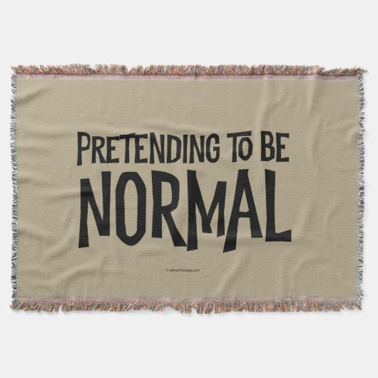 Pretending To Be Normal Deken (Voorkant)