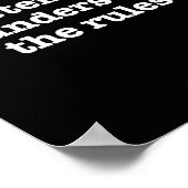 Pretending To Understand The Rules Funny Board Gam Poster (Hoek)