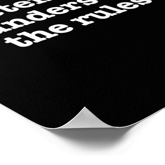 Pretending To Understand The Rules Funny Board Gam Poster (Hoek)