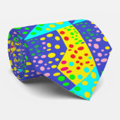 Pretentieloos gevlekt ontwerp voor feestjes en sho stropdas (Opgerold)