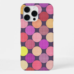 Pretentieloos Kleurrijk Modern Stippen Kunstpatroo iPhone 16 Pro Max Hoesje