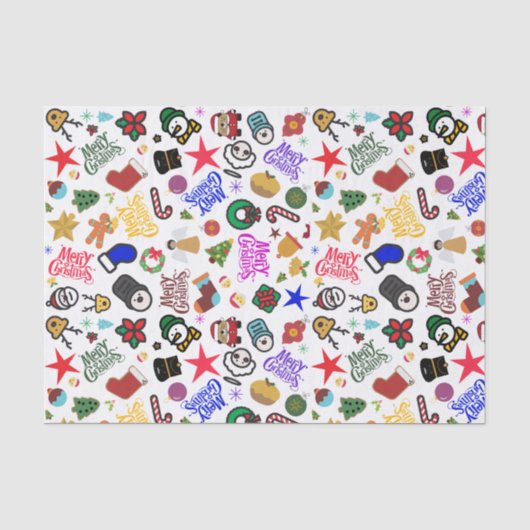 Pretentielos Kerstweefselpapier Tissuepapier (Voorkant)