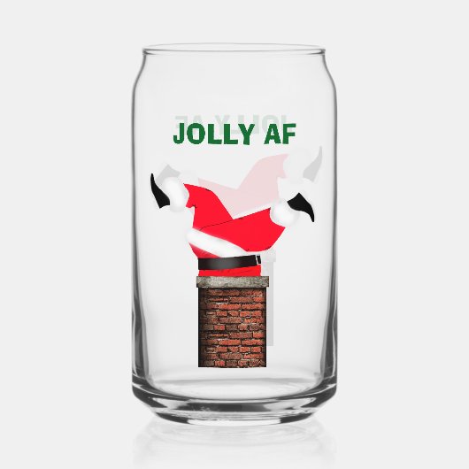 Pretentieloze glazen bierblikje (Voorkant)